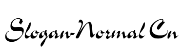 Slogan-Normal Cn Font Image