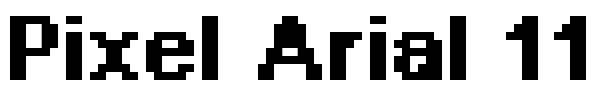 Pixel Arial 11