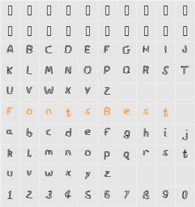 Spook Character Map