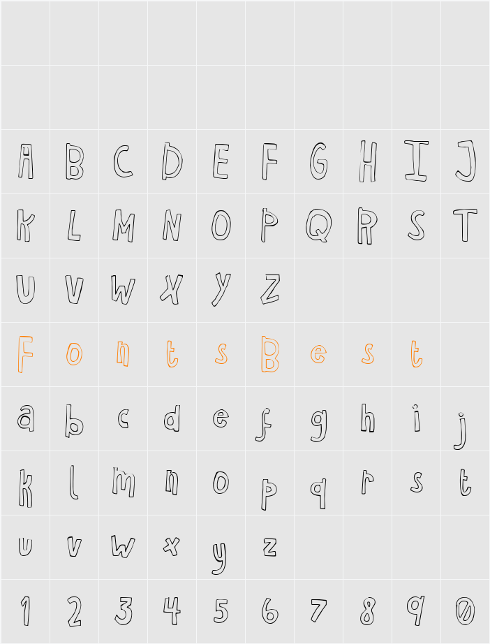 Havent Slept in Two Days Character Map