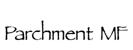 Parchment MF Font Image