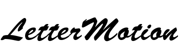 LetterMotion Font Image