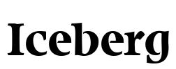 Iceberg Font Image