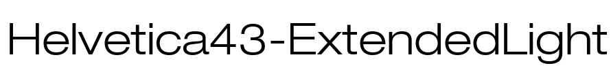Helvetica43-ExtendedLight