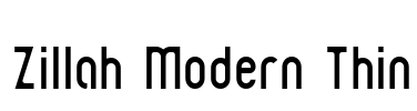 Zillah Modern Thin