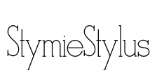 StymieStylus Font Image