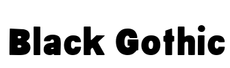 Black Gothic