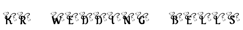 KR Wedding Bells Font Image
