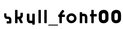 skull_font00