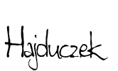 Hajduczek Font Image