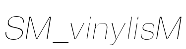 SM_vinylisM Font Image