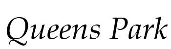 Queens Park Font Image