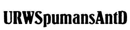 URWSpumansAntD Font Image