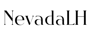 NevadaLH Font Image