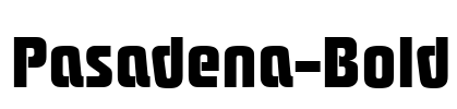 Pasadena-Bold Font Image