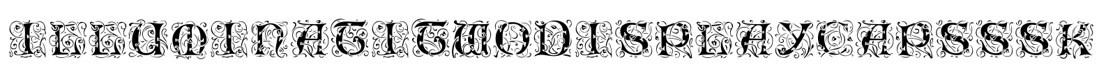 IlluminatiTwoDisplayCapsSSK Font Image
