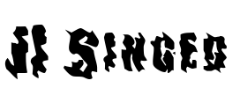 JI-Singed Font Image