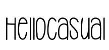 HelloCasual Font Image