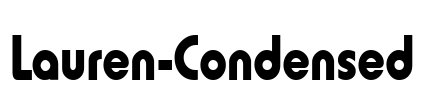 Lauren-Condensed Font Image