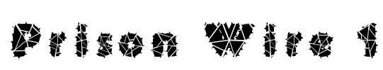 Prison Wire 1 Font Image