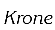 Krone Font Image