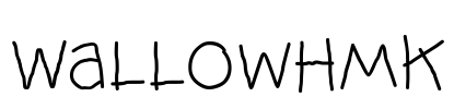WallowHmk Font Image