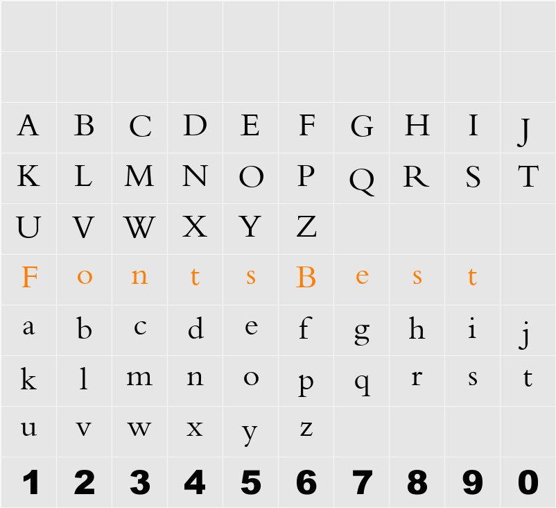 Elpida Unicode 3D Character Map