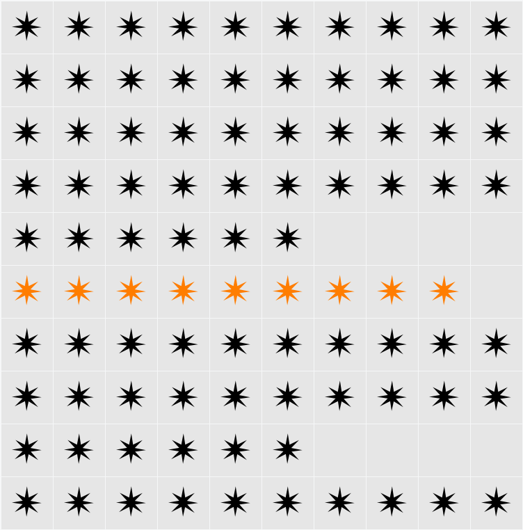 Stars1 Character Map