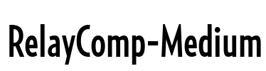 RelayComp-Medium Font Image
