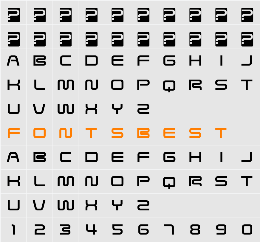 Saved By Zero Character Map