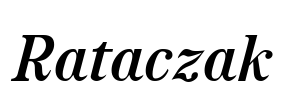 Rataczak Font Image