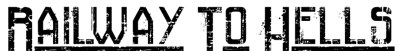 Railway To Hells Font Image