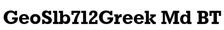 GeoSlb712Greek Md BT