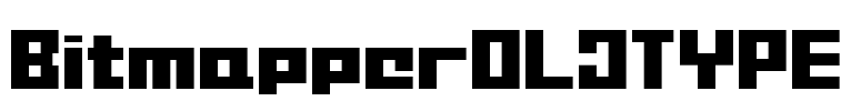 BitmapperOLDTYPE Font Image