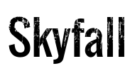 Skyfall Font Image