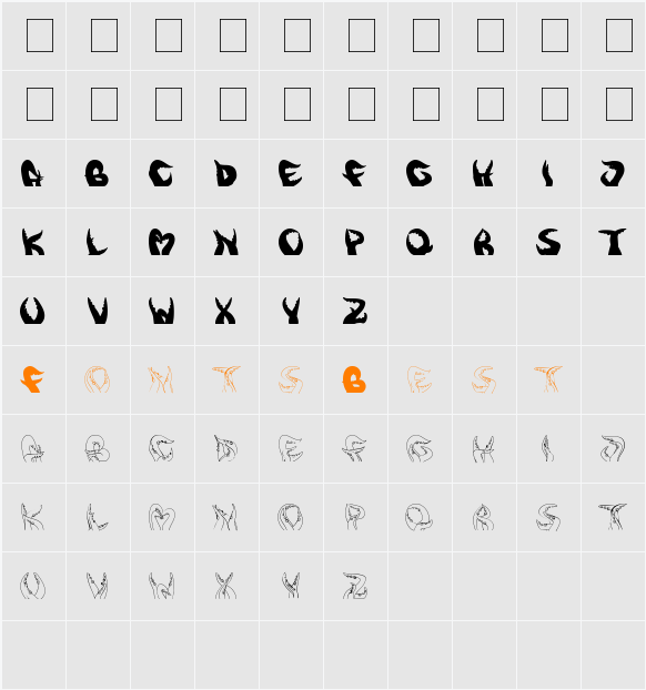 three_tentakel Character Map