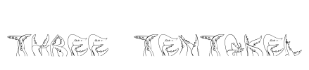 three_tentakel Font Image