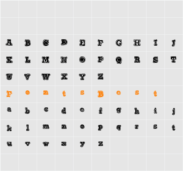 ZeroCollege Character Map