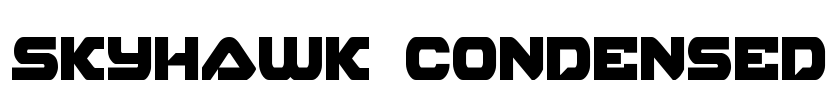 Skyhawk Condensed Font Image