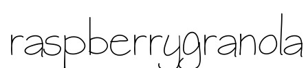 raspberrygranola