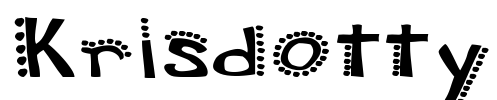 Krisdotty Font Image