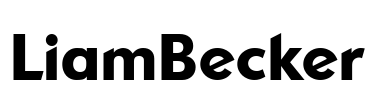 LiamBecker Font Image