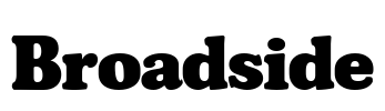 Broadside Font Image