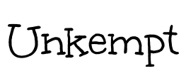 Unkempt Font Image