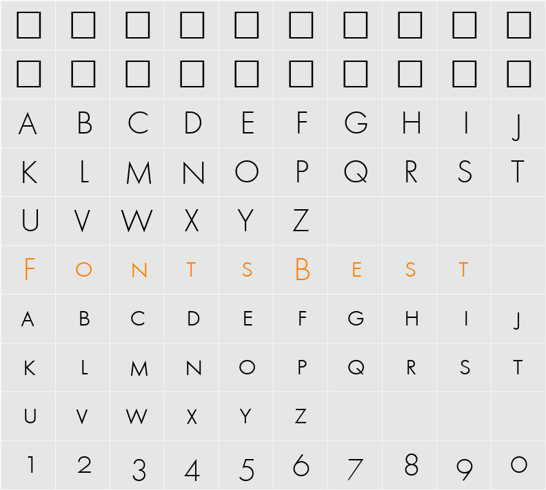 FunctionSmcL Character Map