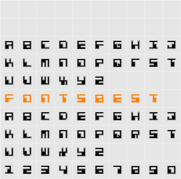 Phaser Bank Pro Character Map