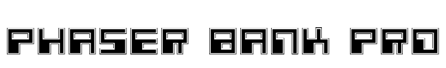Phaser Bank Pro Font Image