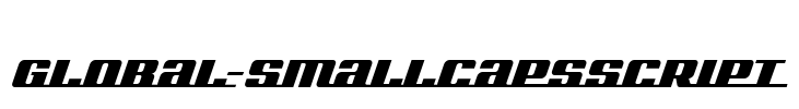 Global-SmallCapsScript