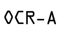 OCR-A