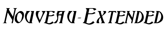 Nouveau-Extended Font Image